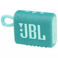 Портативная акустика JBL GO 3, 4.2 Вт, бирюзовый