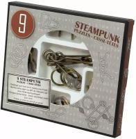 Головоломка Eureka Набор из 9 Стимпанк головоломок серый (9 Steampunk Puzzles grey set)