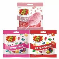 Драже жевательное Jelly Belly Cotton Candy / Jewel Mix / 20 вкусов 3 шт