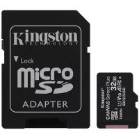 Карта памяти Kingston SDCS2 32 GB, чтение: 100 MB/s, адаптер на SD, 1 шт.