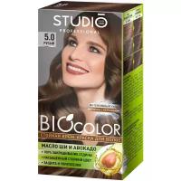 Studio Biocolor Краска для волос 5.0 Русый, 50/50/15 мл