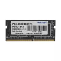 Оперативная память Patriot Memory SL 8 ГБ DDR4 2400 МГц SODIMM CL17 PSD48G240082S