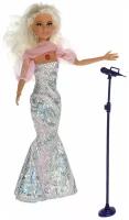 Кукла модельная софия 29 см руки и ноги сгибаются, говорит 100 фраз, поёт 5 песен, реал. ресницы карапуз 66001J-SS1-S-BB