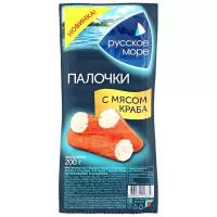 Русское Море Крабовые палочки с мясом краба, 200 г