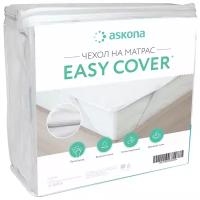 Наматрасник Аскона Easy Cover, водонепроницаемый, 80х190 см белый