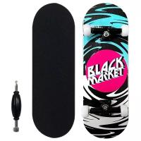 Фингерборд, профессиональный fingerboard Black market Deck 32 mm, пальчиковый скейтборд