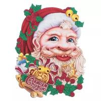 Плакат "Дед Мороз с колокольчиком" 28. 5х38 см 3566193
