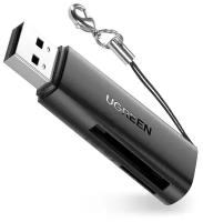 Кардридер Ugreen USB-A 3.0 для карт памяти TF / SD (60722)