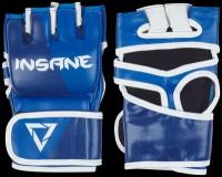 Перчатки для MMA INSANE FALCON IN22-MG100, ПУ, синий, L