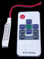 Контроллер для светодиодной ленты Redigle RGB 12A (12V-24V, 72W-144W) мини контроллер RGB 10 кнопок (радио сигнал)
