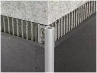 PROJOLLY QUART - Алюминиевый профиль анодированный для наружных углов цвет серебро матовое размер 11 мм длина 2.7 метра. PROGRESS PROFILES