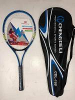 Теннисная ракетка для большого тенниса с чехлом, синяя