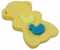 Матрасик для купания с игрушками желтый