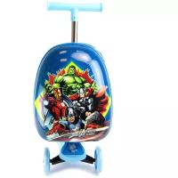 Детский чемодан-самокат "Супер-герои