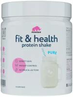 Протеиновый коктейль Fit & Health Protein Shake PRIMEBAR с нейтральным вкусом (pure), 500 г / Без лактозы