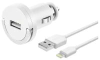 АЗУ Deppa Ultra One + кабель USB - Lightning MFI (11250) White