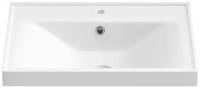 Подвесная/мебельная раковина для ванной комнаты Wellsee FreeDom 151101000, ширина умывальника 50 см, цвет глянцевый белый