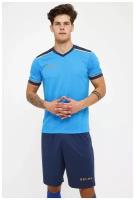 Футбольная форма KELME Short sleeve Segovia set голубая/синяя, размер L