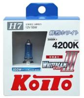 Лампа Koito 0755w Высокотемпературная Whitebeam H7 12v 55w (100w) KOITO арт. 0755W