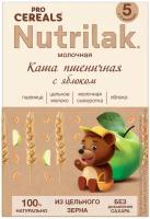 Каша Nutrilak (InfaPrim) молочная PROCEREALS пшеничная с яблоком (с 5 месяцев), 200 г