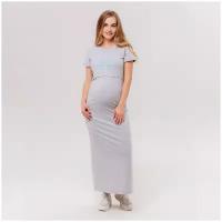 Платье-футболка для беременных и кормящих, 42