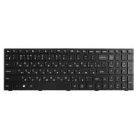 Клавиатура для ноутбука Lenovo IdeaPad G50-30, G50-45, G50-70 Series. Плоский Enter. Чёрная, с черной рамкой. PN: MP-13Q13US-686