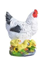 Садовая фигурка "Decobraz" Курица с цыплятками на подсолнухе, 200*150*270 см