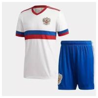 Футбольная форма "Сборная Россия" взрослая, бело-синяя