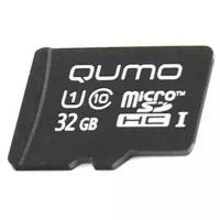 Карта памяти 32Gb - Qumo MicroSDHC Class 10 UHS-I 3.0 QM32GM