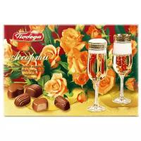 Конфеты шоколадные Победа вкуса "Ассорти" красные 120 г