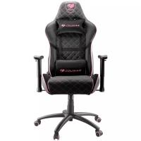 Компьютерное кресло COUGAR ARMOR One EVA игровое, обивка: искусственная кожа, цвет: черный/розовый