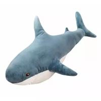Мягкая игрушка Блохей Акула 100 см синяя