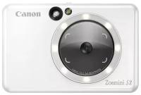 Камера и принтер моментальной печати Canon Zoemini S2, белая