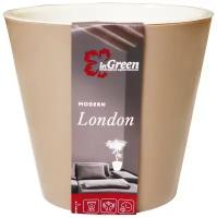 Горшок для цветов London D230 мм, 5л молочный шоколад