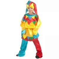Карнавальный костюм для детей Волшебный мир Скоморох детский, 104-134 см