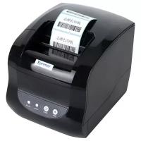 Термальный принтер этикеток Xprinter XP-365B черный