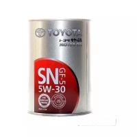 Моторное масло Toyota Engine oil SN/GF-5 5w30 синтетическое 1л