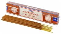 Ароматические палочки благовония Satya Сатья Йога Медитация Yogic Meditation, 15 гр