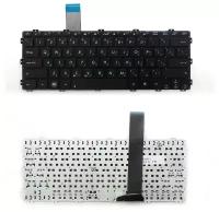Клавиатура для ноутбука Asus F301, R300, X301, X301A, X301K Series. Плоский Enter. Черная, без рамки. PN: AEXJ6U00010.