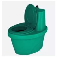 Туалет торфяной "Rostok" зеленый (820х 615х 790)