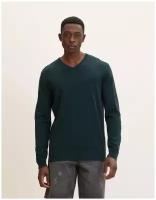 Пуловер Tom Tailor, размер S, Dark Gable Green Melange