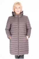 Куртка женская зимняя BELLE, большие размеры, размер 58, цвет джинсовый