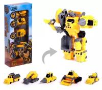 Робот-трансформер Сима-ленд Стройботы, 6831455, желтый