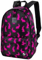 Рюкзак / ранец / портфель школьный/для мальчика / девочки Brauberg Positive универсальный, потайной карман, Pink Rabbits, 42х28х14 см