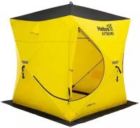 Палатка зимняя «тонар» Helios EXTREME V2.0 куб (широкий вход), 1,8 × 1,8 м, цвет жёлтый/чёрный
