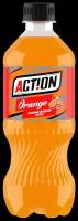 Газированный напиток "ACTION" Orange 0,5 литра 12 штук
