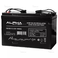 Аккумулятор Alpha Battery FB 100-12 (12В, 100Ач / 12V, 100Ah)