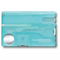 Швейцарская карточка VICTORINOX SwissCard Nailcare, бирюзовая