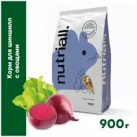 Nutriall Полнорационный корм для шиншилл с овощами 900 грамм