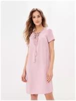 Платье baon Платье со шнуровкой Baon, размер: XXL, розовый